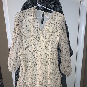 Polka dot mini dress